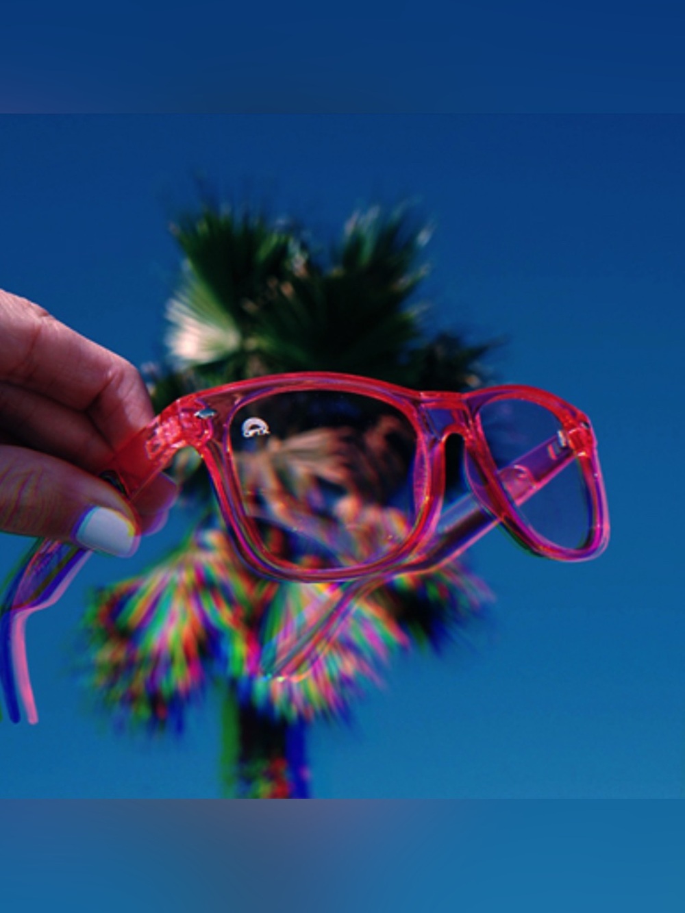 NIB Rainbow OPTX Translucent Glasses